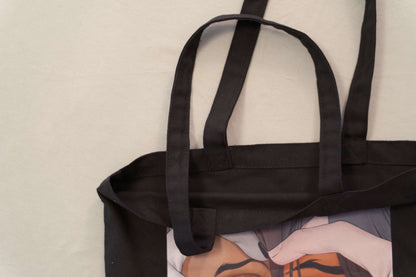 Shopper Bag "Cut Here" black