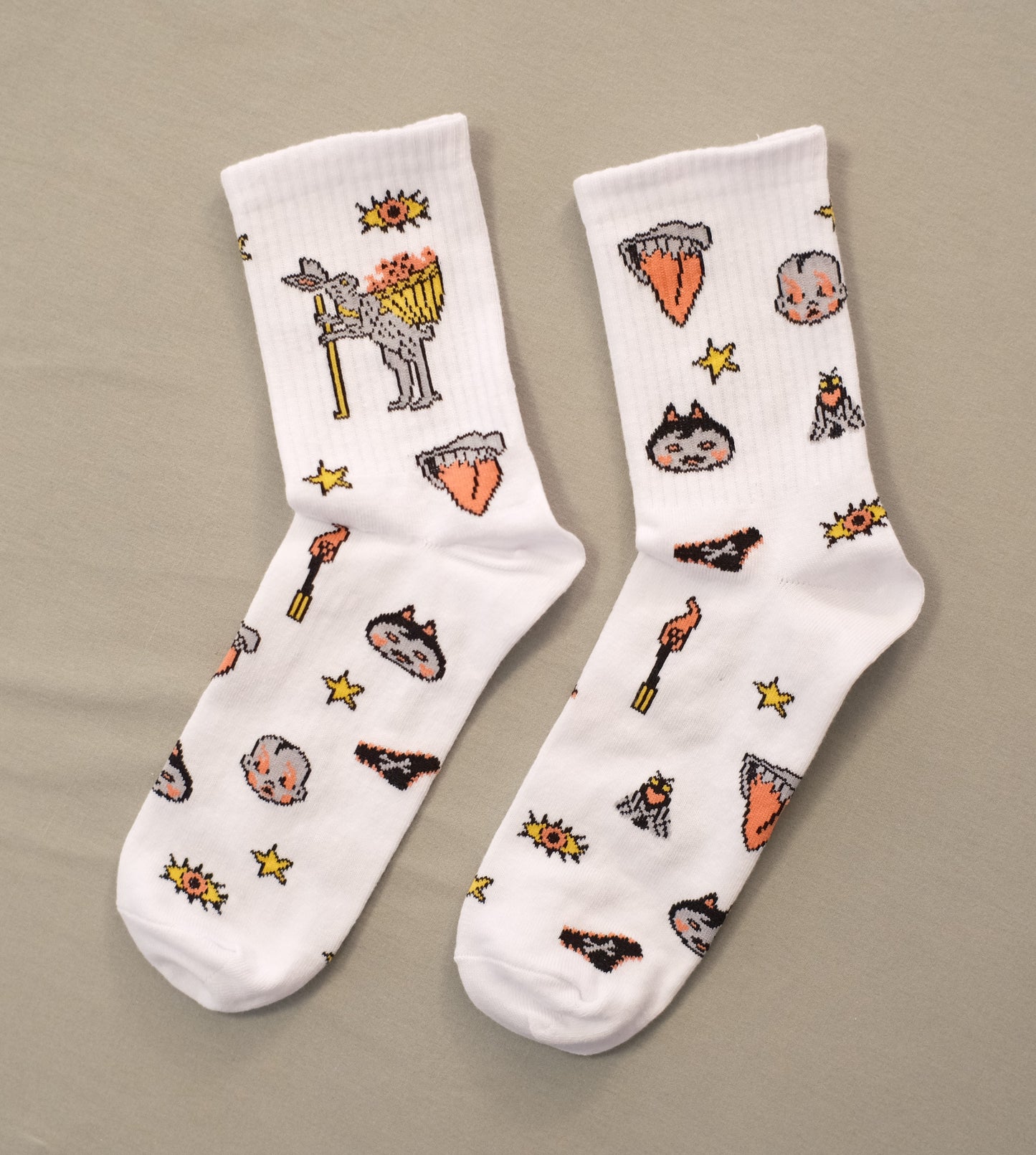 Socks "Cut Here"